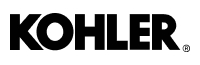 A modern logo for Kohler prominently displayed in black on a white background.