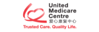 United Medicare Centre logo with a heart design and bilingual text.